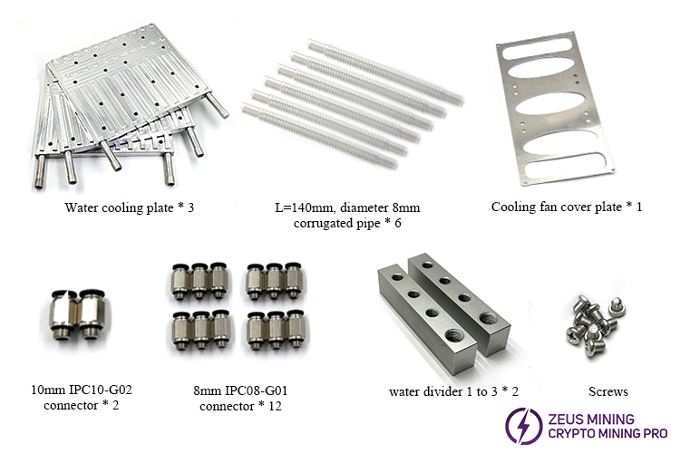 water cooling plate parts for S19kpro miner water cooling plate parts for S19kpro miner