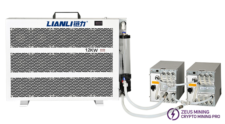 LIANLI 12kw hydro miner radiator for 2pcs miner