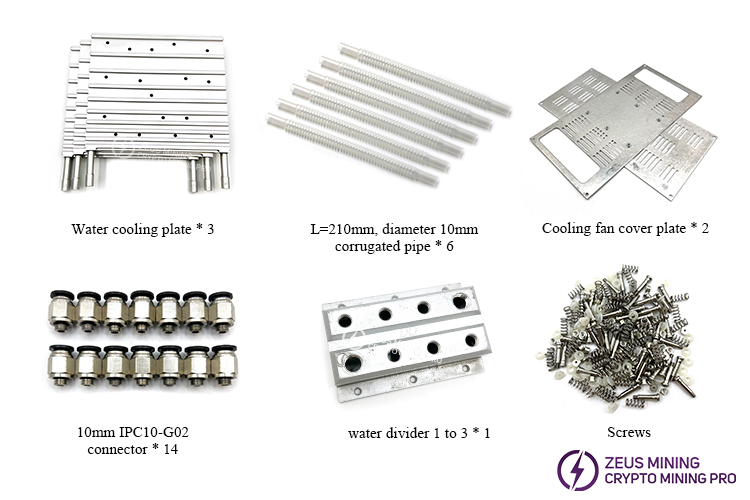 Antminer S19jpro+ upgraded water cooling kit Antminer S19jpro+ upgraded water cooling kit