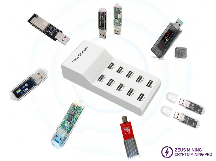 50W USB charger power strip wall socket