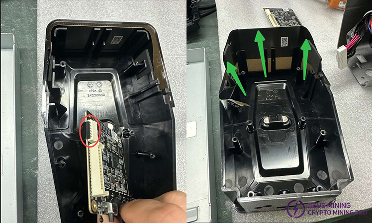 Remove the LED screen