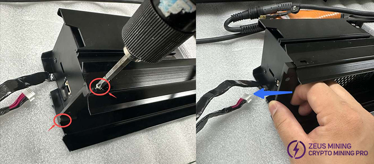 Remove the I-shaped iron block