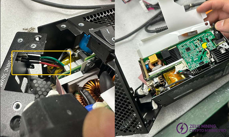 Internal structure of the Avalon mini 3 PSU