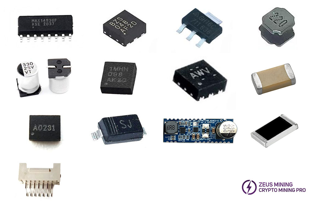 Avalon hash board repair kit for 1166pro