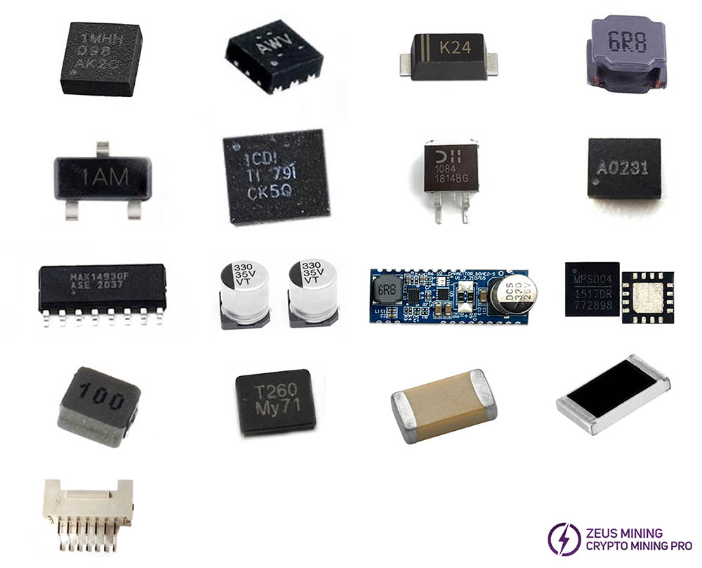 hash board repair kit for Avalon 1246 miner