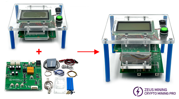 Upgrade board for Antminer hash board tester