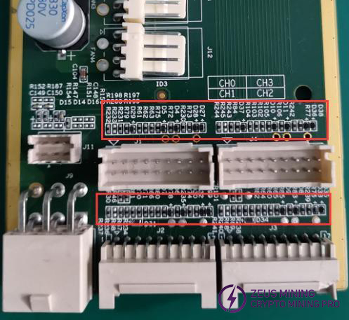 Cable interface on S21+ hyd control board