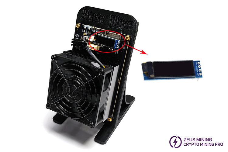 0.91 inch OLED LCD screen display module for Bitaxe SupraHex 701 miner