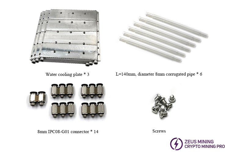 Antminer S19XP Hydro water cooling board kit