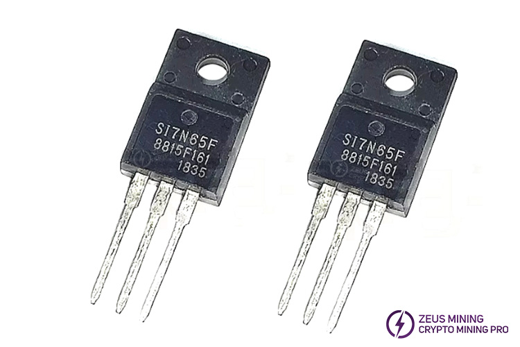SI7N65F MOSFET for Antminer APW12 PSU repair