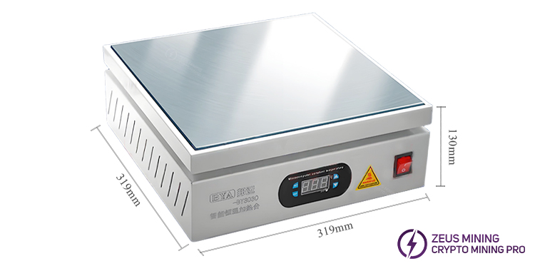 BY3030 welding platform for Antminer aluminum board