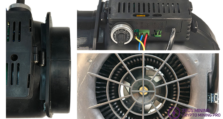 noise reducing blower for ASIC miner
