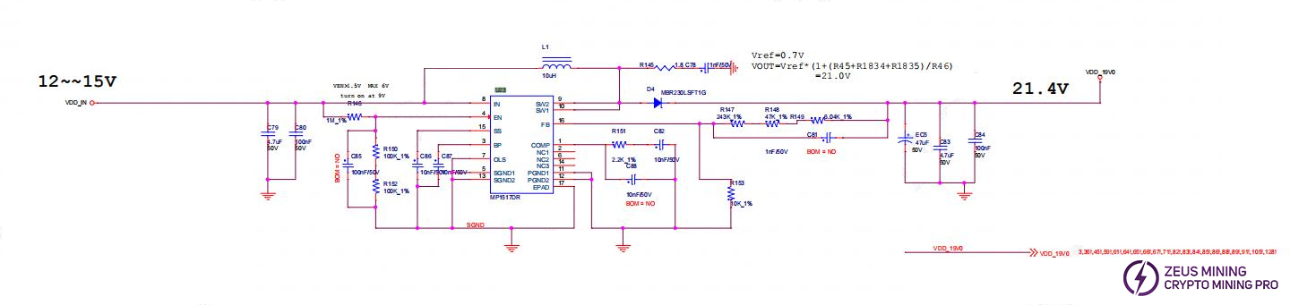 BOOST circuit schematic