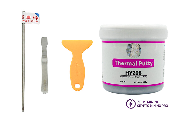 HY208 8.0w gray thermal putty HY208 8.0w gray thermal putty