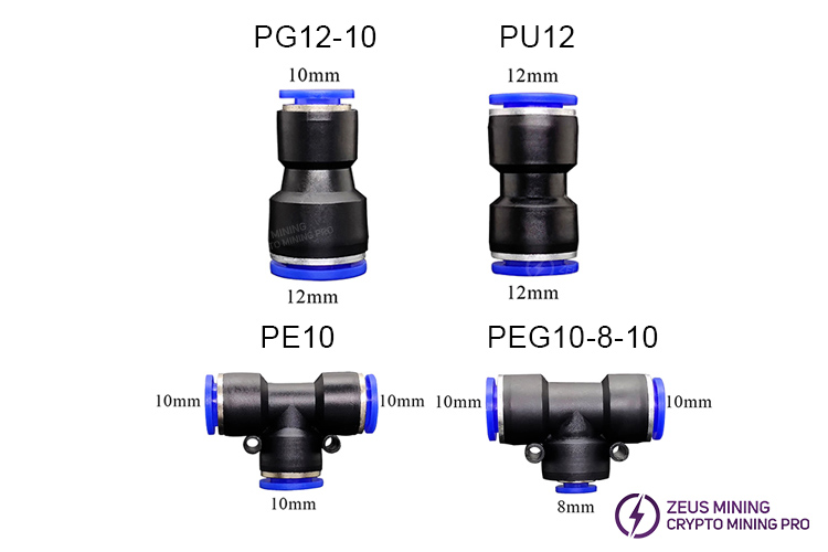 PE10 PG12-10 water cooling fitting connector