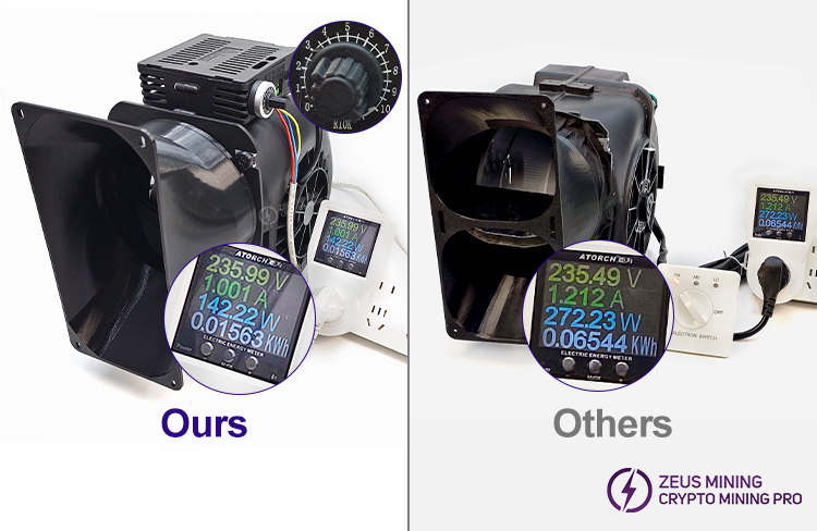 ASIC miner 2nd Gen blower silencer