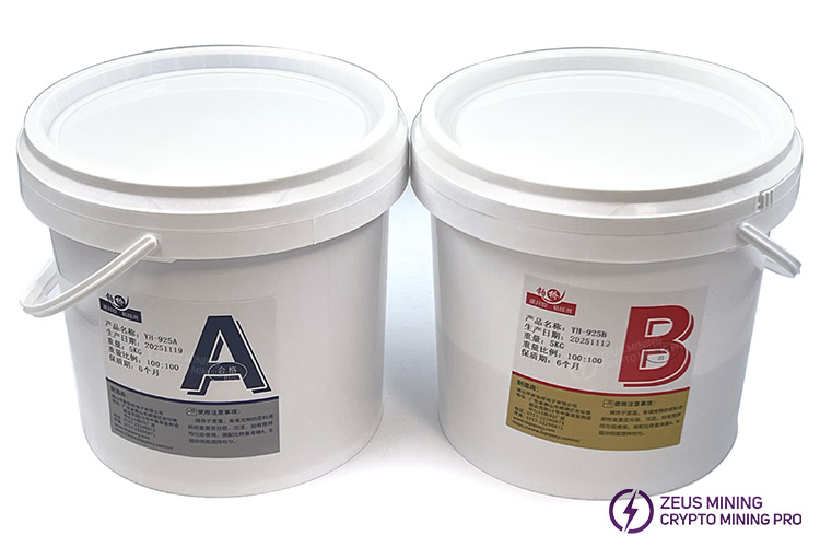 YH-925A YH-925B two-part electronic grade flexible silicone potting compound YH-925A YH-925B two-part electronic grade flexible silicone potting compound