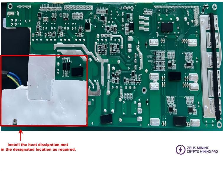 Installation of thermal conductive pads Installation of thermal conductive pads