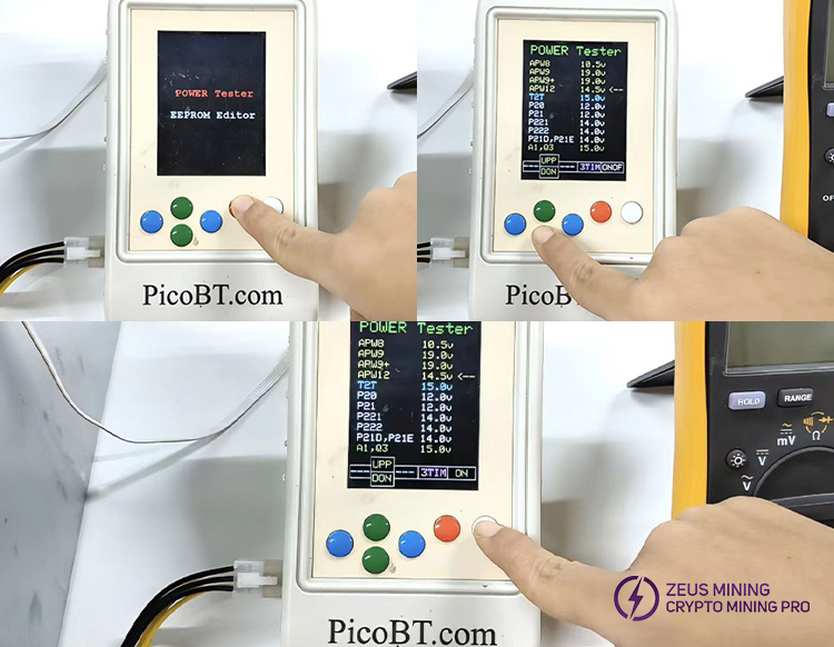 PicoBT Test power supply Mode