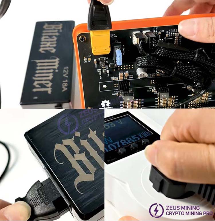 NerdOCTAXE 9.6THs connected to power