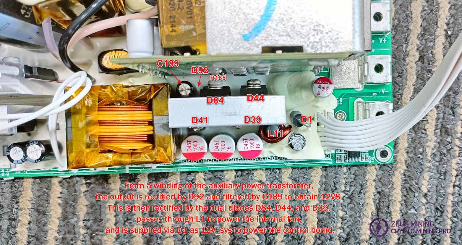 Auxiliary voltage circuit supply 2 Auxiliary voltage circuit supply 2