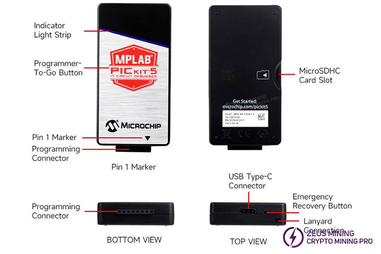 Waveshare MPLAB PICkit 5 in-Circuit Debugger Waveshare MPLAB PICkit 5 in-Circuit Debugger