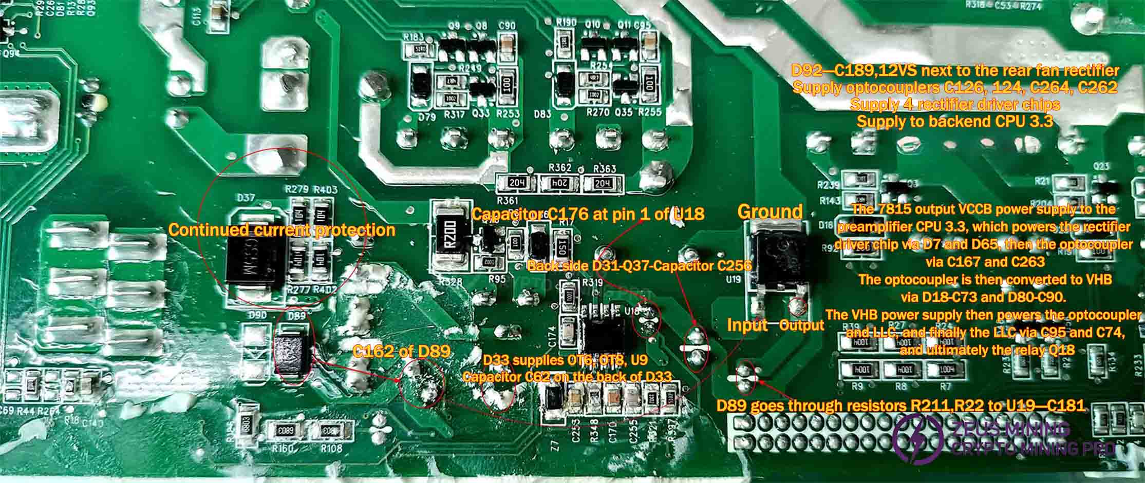 Auxiliary voltage circuit supply 1 Auxiliary voltage circuit supply 1