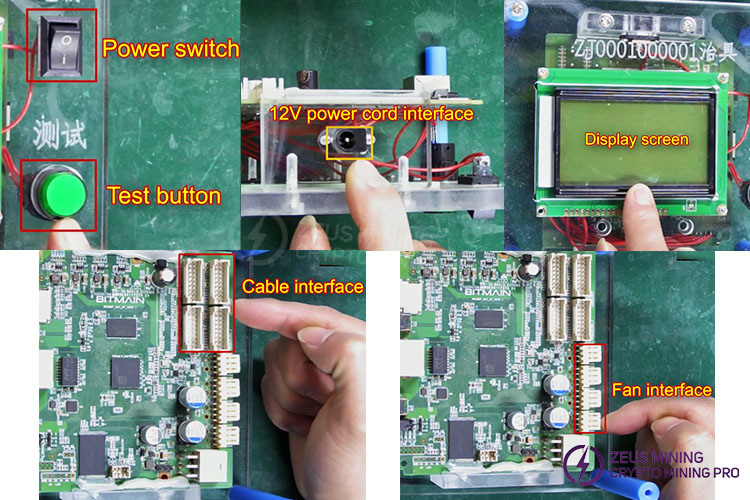 Partial Structure of the Antminer Universal Test Fixture Upgrade Version Partial Structure of the Antminer Universal Test Fixture Upgrade Version
