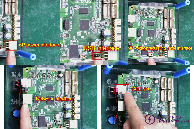 Antminer Universal Test Fixture Upgraded Version Cable Position Antminer Universal Test Fixture Upgraded Version Cable Position