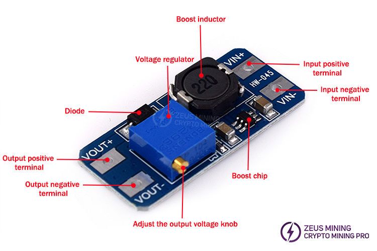 MT3608 Adjustable DC-DC Boost Module 28V