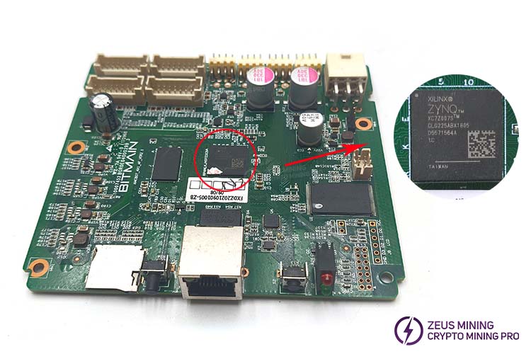 Antminer 7007 control board BOM