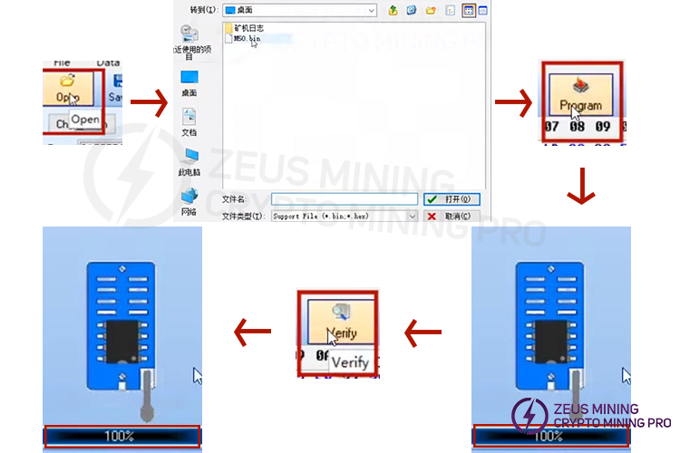 Rewrite the files in the Whatsminer EEPROM chip