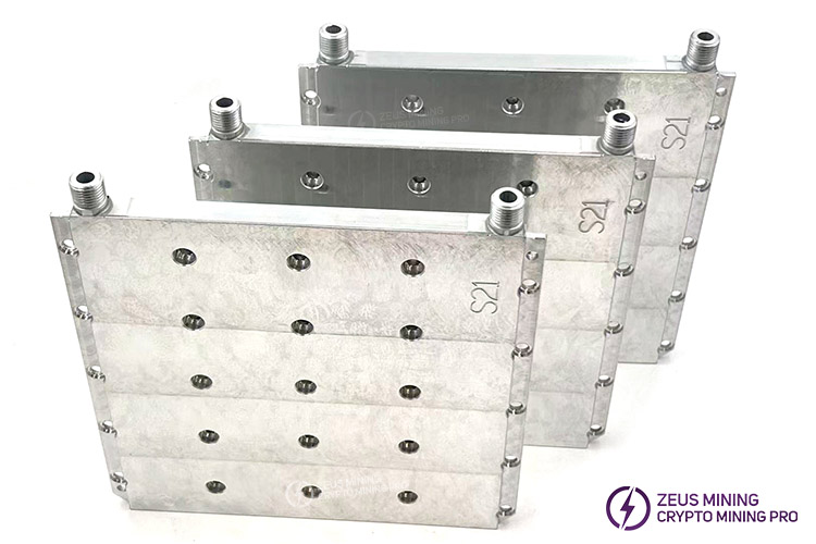 Antminer S21 Hydro miner water cooling heatsink plate
