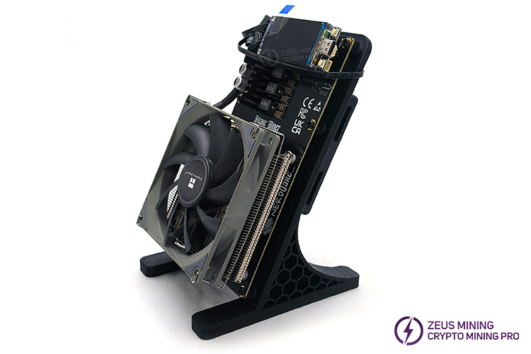 NerdQaxe++ Rev 6.1 6T 100W BTC miner