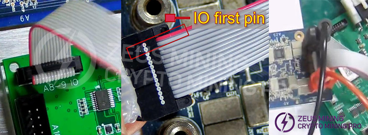 Avalon A921 hash board cable connection