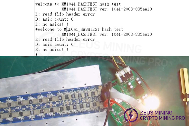 Avalon A921 hash board test results
