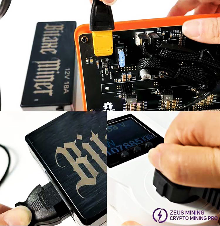 NerdOCTAXE 9.6THs connected to power