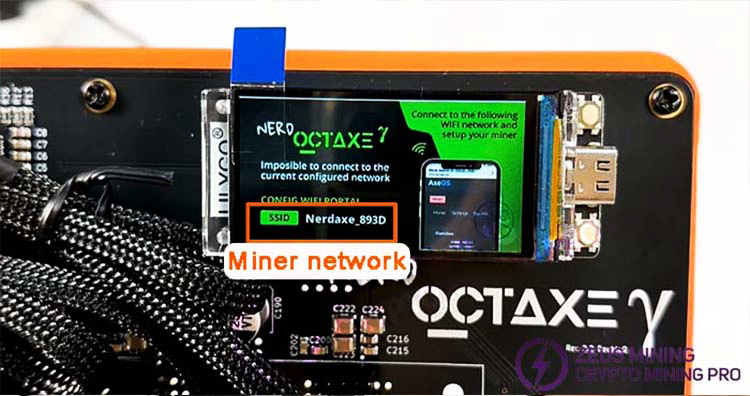 Bitaxe NerdOCTAXE 9.6THs found network