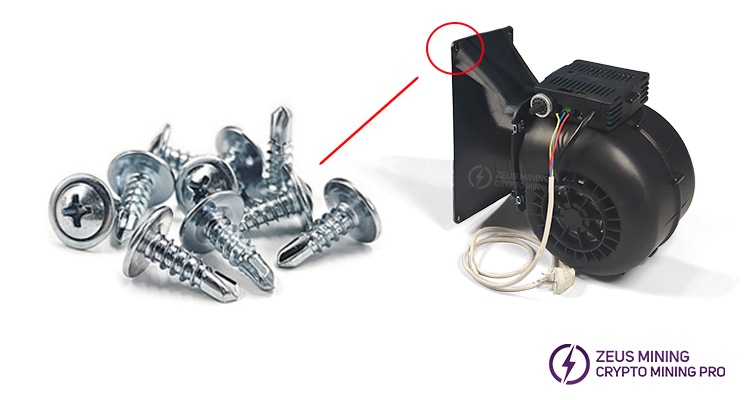 Antminer blower silencer installation