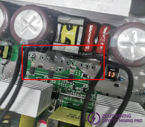 Inspect the SMD surface-mount components