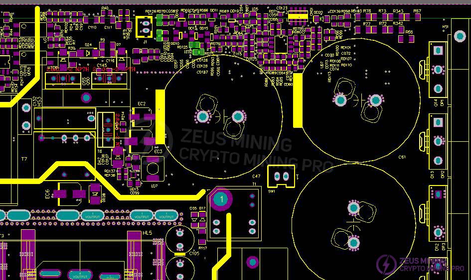 PFC - Peripheral indicator light  Primary side 3.3V power supply indicator light