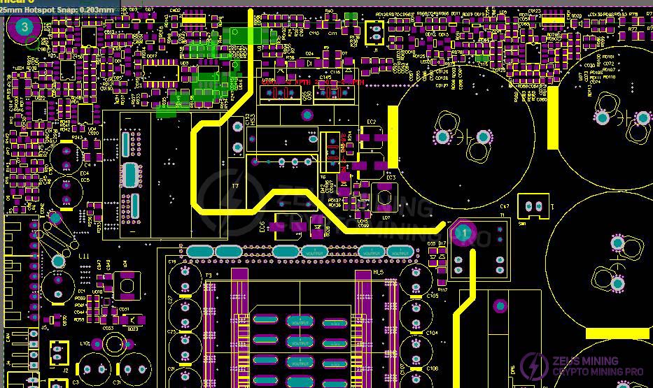 Slave output-to-output overcurrent protection circuit