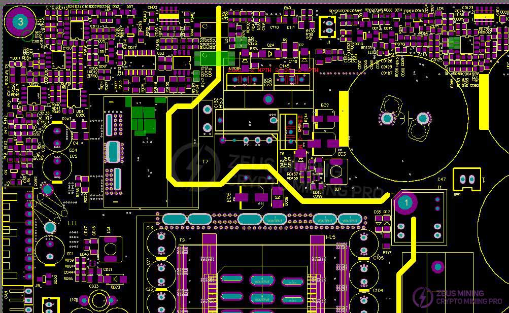 Slave output - Output voltage loop circuit