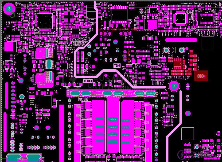Auxiliary power supply - input undervoltage protection circuit