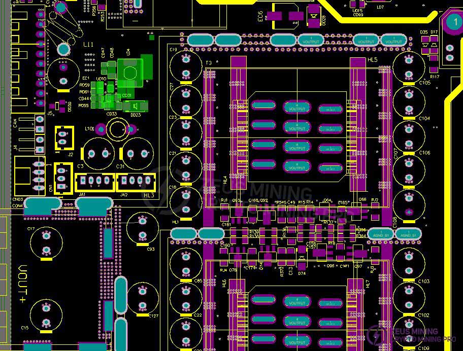 Auxiliary power supply - 12V to 5V voltage regulator circuit on the secondary side