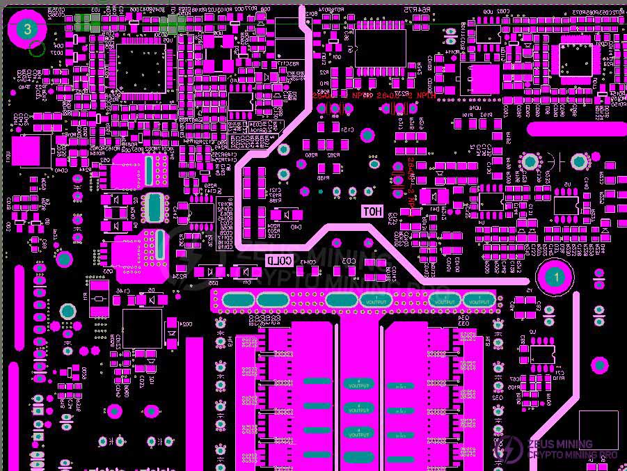 Auxiliary power supply - secondary side - 3.3V power supply circuit
