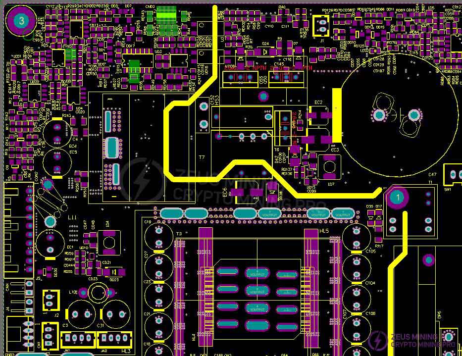 Secondary side - DSP programming port circuit