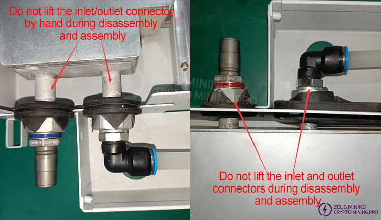 Disassembly and assembly precautions