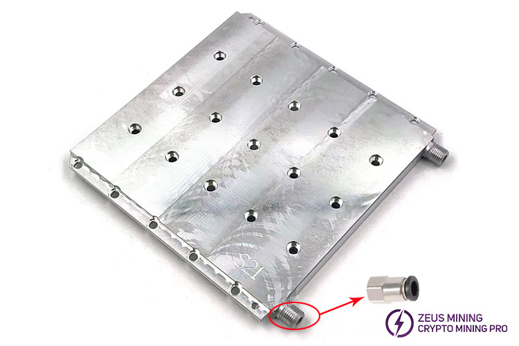Antminer original Hydro water cooling plate connector Antminer original Hydro water cooling plate connector
