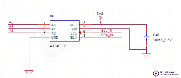 EEPROM schematic diagram